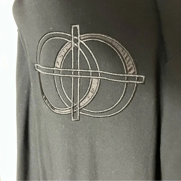 Lovello Elizabeth Long Hoodie Sweatshirt Black Small - Picture 6 of 6